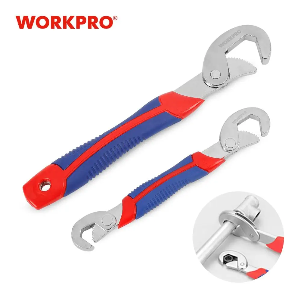 WORKPRO Adjustable Wrench Spanner Set Multi-Function Universal Quick Snap Soft Grip
WORKPRO Adjustable Wrench Spanner Set Multi-Function Universal Quick Snap Soft Grip