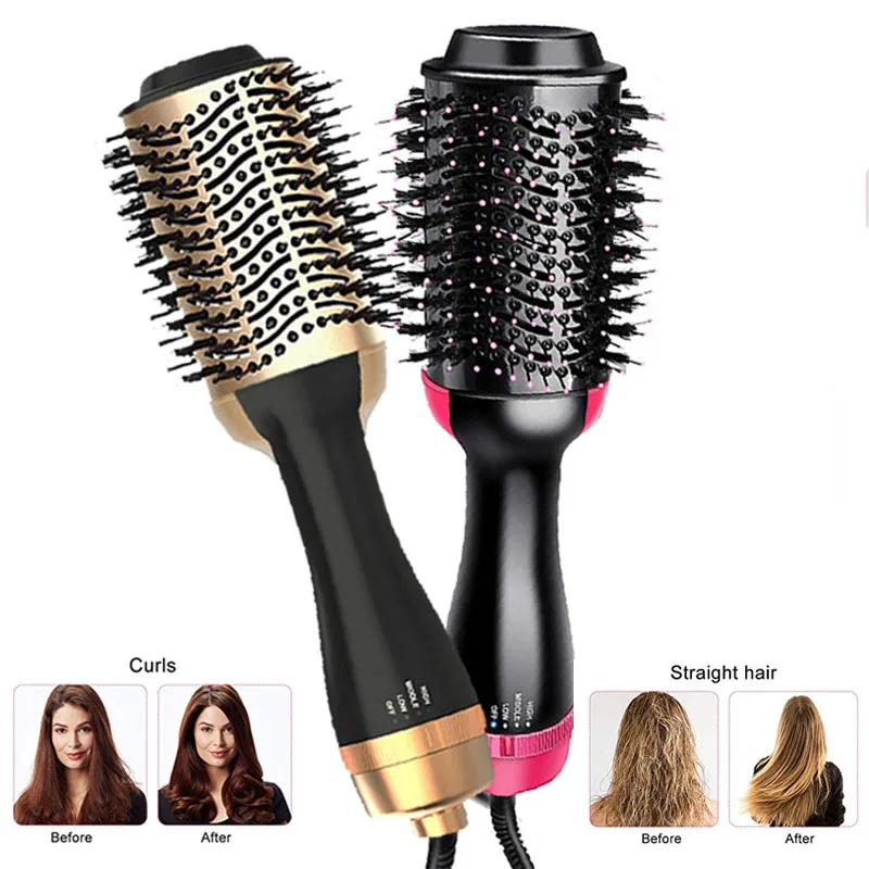 Hair Brush One Step Hair Dryer and Volumizer Dryer Brush Heating Brush Blow Dryer Brush Hair Straightener Curling Iron Hairdryer
Hair Brush One Step Hair Dryer and Volumizer Dryer Brush Heating Brush Blow Dryer Brush Hair Straightener Curling Iron Hairdryer
