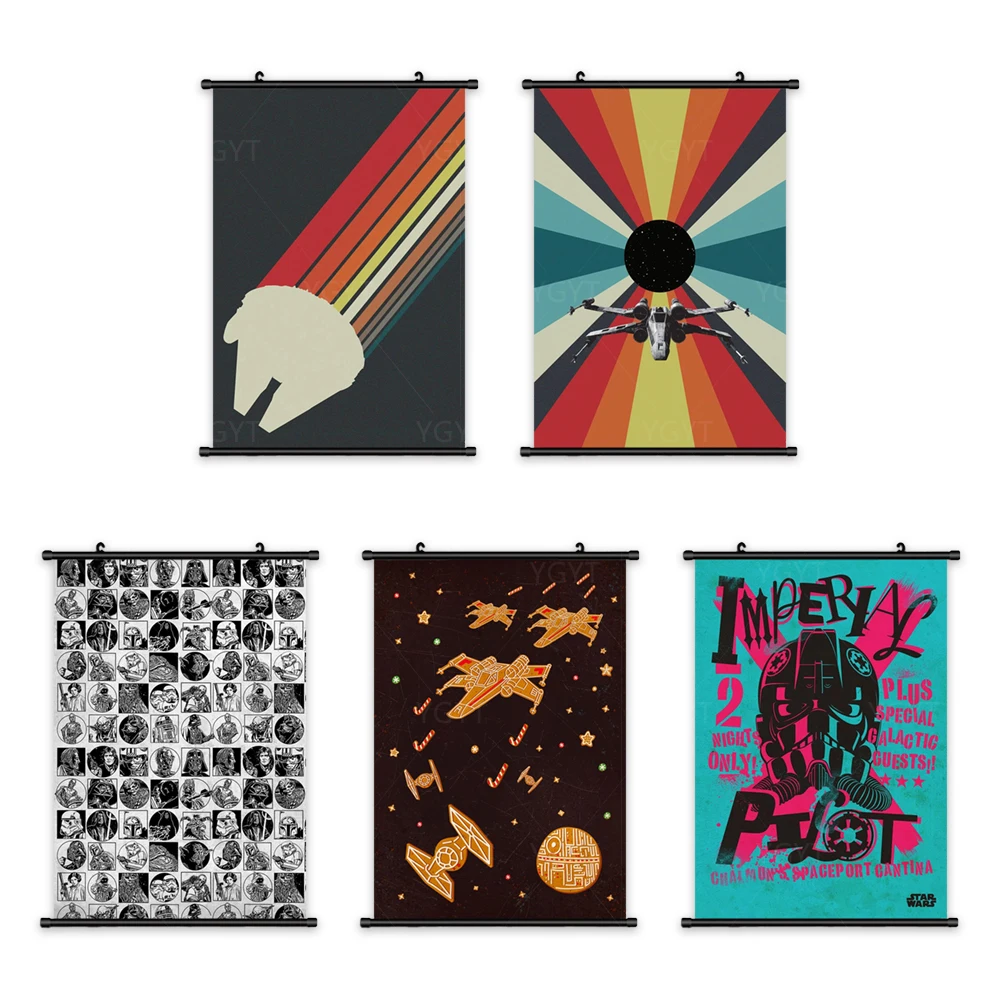 Canvas Wall Star Wars Art Modern Movie Prints Painting Plastic Hanging Scrolls Posters Home Decor Living Room Modular Pictures
Canvas Wall Star Wars Art Modern Movie Prints Painting Plastic Hanging Scrolls Posters Home Decor Living Room Modular Pictures