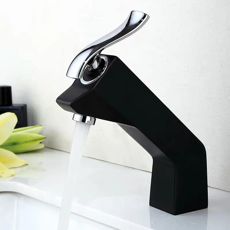 WZLY Basin Faucets White Brass Bathroom Black Basin Faucet Deck Mounted Cold Hot Water Sink Mixer Taps Torneira Free Shipping
WZLY Basin Faucets White Brass Bathroom Black Basin Faucet Deck Mounted Cold Hot Water Sink Mixer Taps Torneira Free Shipping
