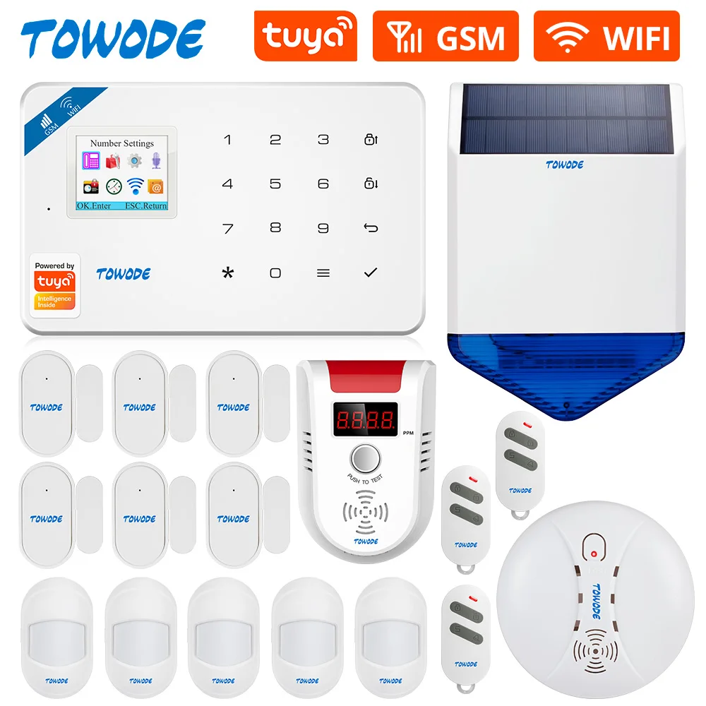BUBODE W181 TUYA Сигнализация будильника WiFi Branglar Умный дом PIR Движение Дымовой газа Детектор Дверной оконный Датчик Солнечный Сиренный набор
BUBODE W181 TUYA Сигнализация будильника WiFi Branglar Умный дом PIR Движение Дымовой газа Детектор Дверной оконный Датчик Солнечный Сиренный набор