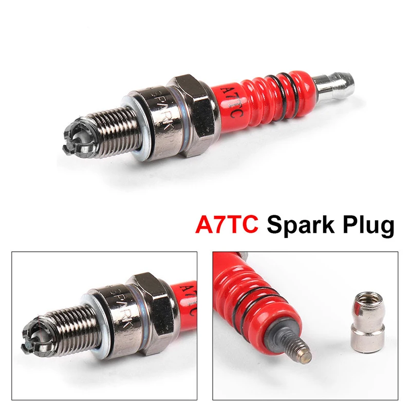 High Performance 3-Electrode Spark Plug A7TC For GY6 50cc-150cc Scooter Motorcycle 10mm Spark Plug Accessories
High Performance 3-Electrode Spark Plug A7TC For GY6 50cc-150cc Scooter Motorcycle 10mm Spark Plug Accessories