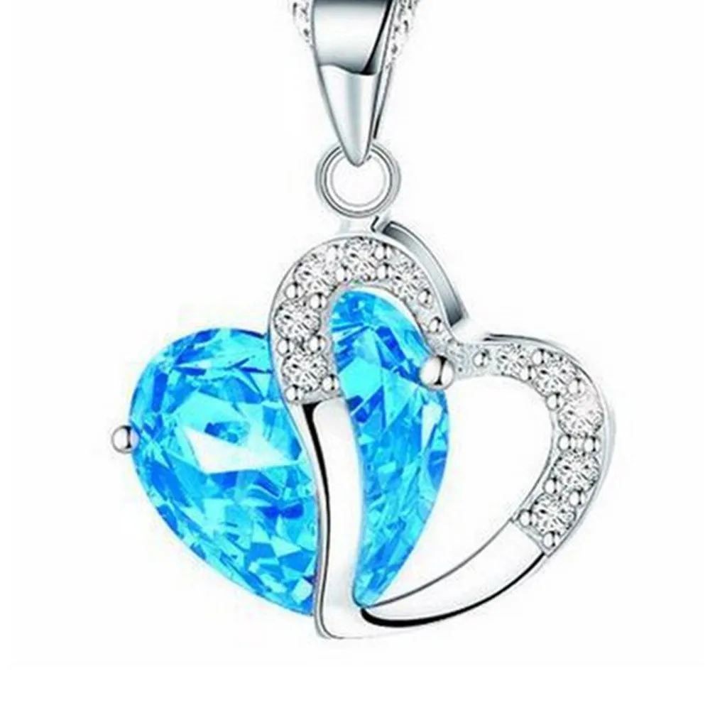 Retro Women Necklace Jewelry Fashion Women Heart Crystal Rhinestone Silver Chain Pendant Jewelry Necklace Cute English
Retro Women Necklace Jewelry Fashion Women Heart Crystal Rhinestone Silver Chain Pendant Jewelry Necklace Cute English