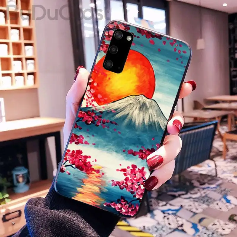 Japanese style Art Crane Fuji Mountain Wave Phone Case for Samsung S20 plus Ultra S6 S7 edge S8 S9 plus S10-5G lite 2020 S10E
Japanese style Art Crane Fuji Mountain Wave Phone Case for Samsung S20 plus Ultra S6 S7 edge S8 S9 plus S10-5G lite 2020 S10E