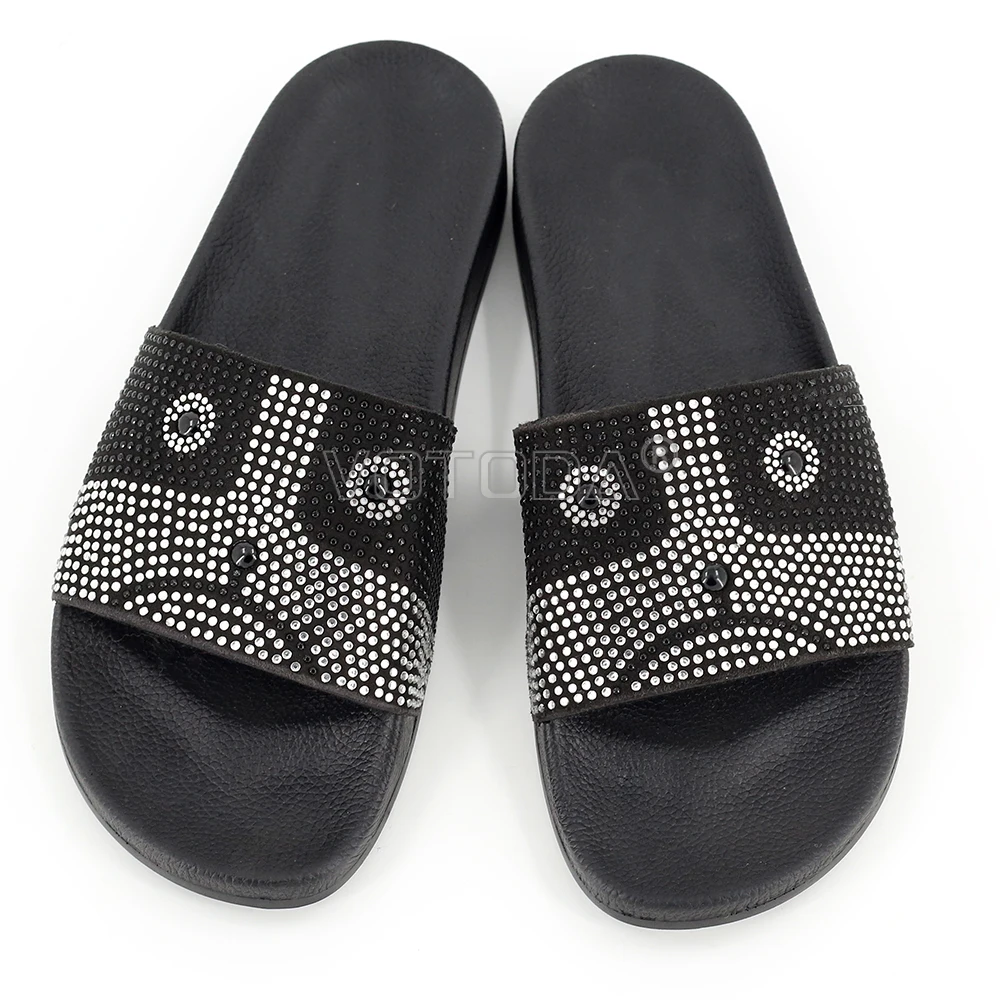 Summer Women Rhinestone Slides Bling Slippers For Women Beach Sandals Flat Home Slippers Bulldog Cute Cat Flip Flops Shoes Woman
Summer Women Rhinestone Slides Bling Slippers For Women Beach Sandals Flat Home Slippers Bulldog Cute Cat Flip Flops Shoes Woman
