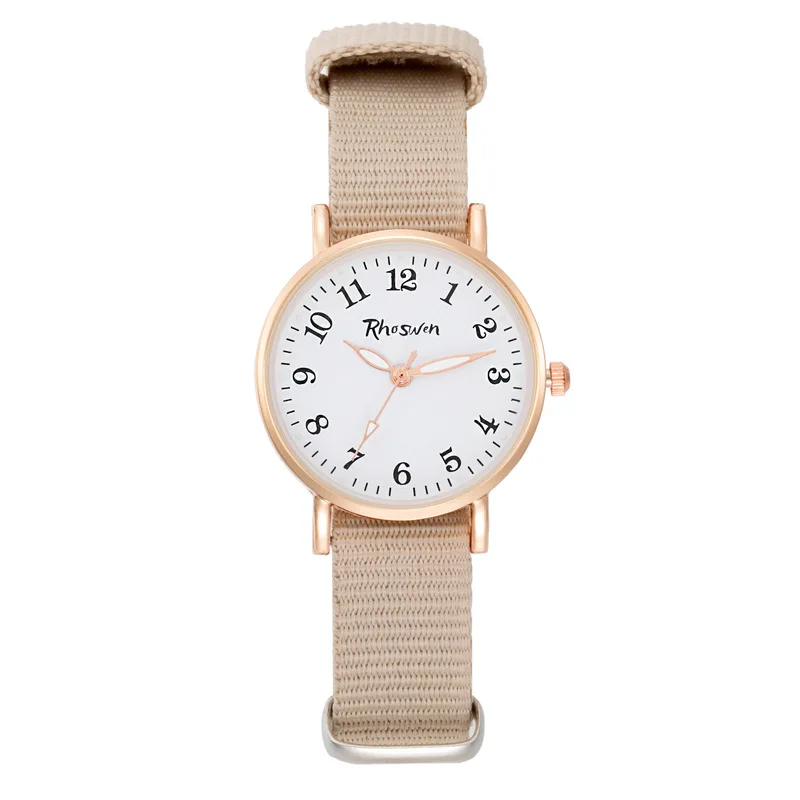 ROW25 Luminous middle school student watch Lady leisure rainbow canvas belt quartz watch
ROW25 Luminous middle school student watch Lady leisure rainbow canvas belt quartz watch