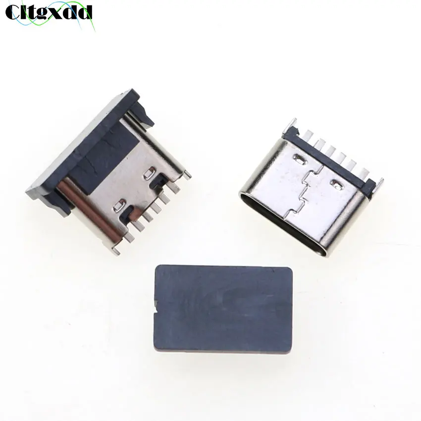 Cltgxdd 10 шт. Micro USB разъем 3.1 Type-C 6-контактный 180 градусов Женский Разъем для стандартного разъема для зарядки
Cltgxdd 10 шт. Micro USB разъем 3.1 Type-C 6-контактный 180 градусов Женский Разъем для стандартного разъема для зарядки