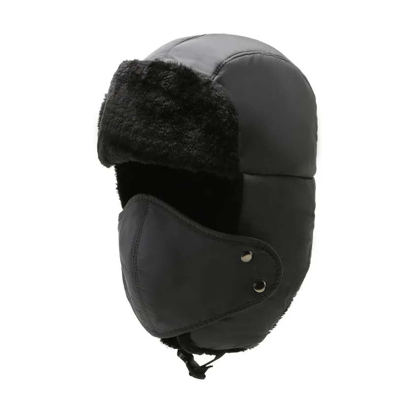 Unisex Warm Winter Ear Protection Face Hat Mens Faux Fur Bomber Hats With Ear Flap Windproof Mask Cold Snow Hunting Cap
Unisex Warm Winter Ear Protection Face Hat Mens Faux Fur Bomber Hats With Ear Flap Windproof Mask Cold Snow Hunting Cap