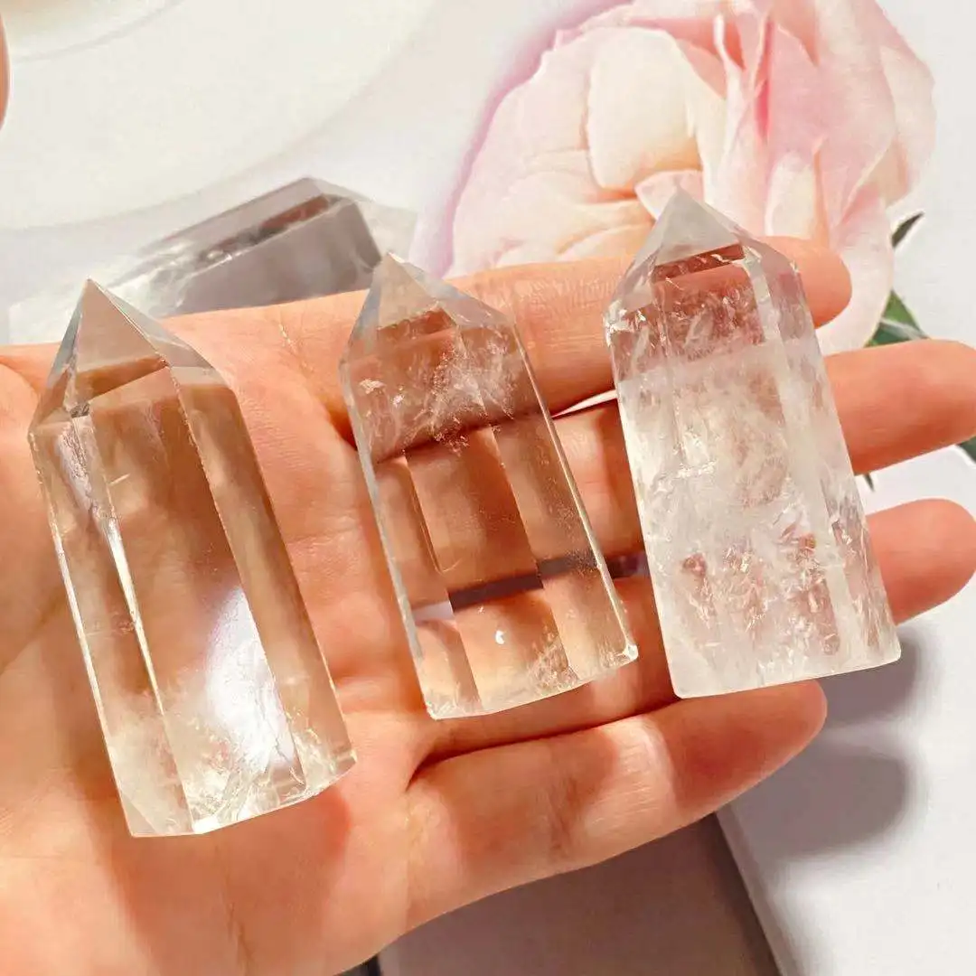 1pcNatural white crystal obelisk Reiki healing energy gem gift room decoration50-60g
1pcNatural white crystal obelisk Reiki healing energy gem gift room decoration50-60g
