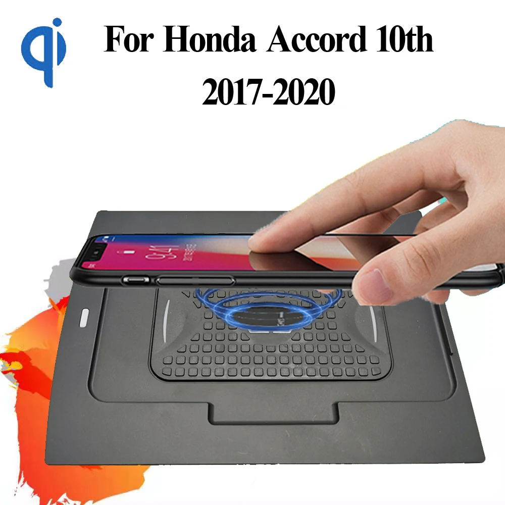 For Honda Accord 10th Gen CV G10 2017-2020 Center Console 15W Qi Fast Charging Car Wireless Charger Pad Android Iphone Holder
For Honda Accord 10th Gen CV G10 2017-2020 Center Console 15W Qi Fast Charging Car Wireless Charger Pad Android Iphone Holder