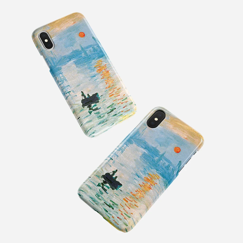 AURUNW Original Monet Sunrise classic oil painting Apple iPhone case Art Mobile Phone Case 12/XS/Max/i11pro/SE/7/8 Soft Shell
AURUNW Original Monet Sunrise classic oil painting Apple iPhone case Art Mobile Phone Case 12/XS/Max/i11pro/SE/7/8 Soft Shell