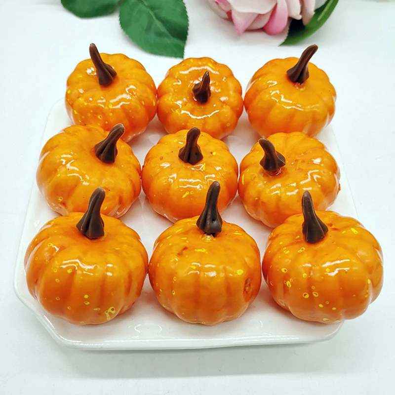 Artificial Mini Fake Pumpkins For Halloween Decoration Cute Small Realistic Pumpkin Fall Harvest Thanksgiving Party Decor
Artificial Mini Fake Pumpkins For Halloween Decoration Cute Small Realistic Pumpkin Fall Harvest Thanksgiving Party Decor