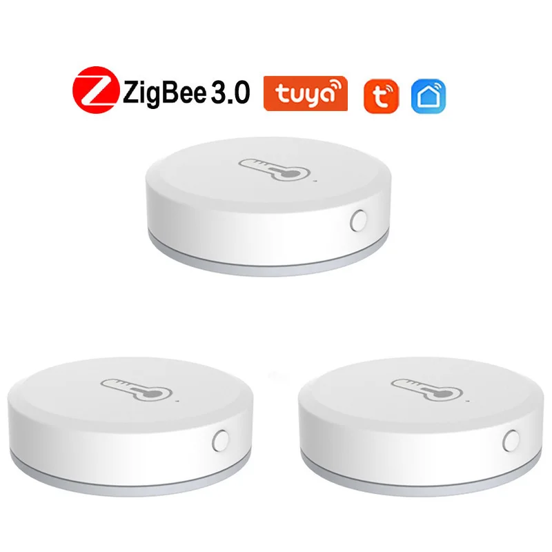 Tuya/SmartLife App ZigBee Smart Temperature And Humidity Sensor Work With Zigbee Hub Via Alexa Google Home Smart Home Dropship
Tuya/SmartLife App ZigBee Smart Temperature And Humidity Sensor Work With Zigbee Hub Via Alexa Google Home Smart Home Dropship