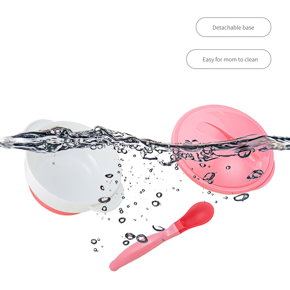 Baby Feeding Bowl Inafant Safe Dinnerware Set Kid Assist Bowl Temperature Sensing Spoon Tableware Training Bowl With Suction Cup
Baby Feeding Bowl Inafant Safe Dinnerware Set Kid Assist Bowl Temperature Sensing Spoon Tableware Training Bowl With Suction Cup