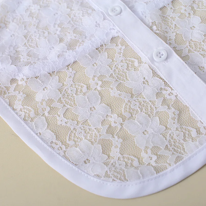 Street Fashion Lace Floral Shirt Fake Collar for Women Ruffles Stand False Collar Half Shirt Detachable Collar Sweater Decor Top
Street Fashion Lace Floral Shirt Fake Collar for Women Ruffles Stand False Collar Half Shirt Detachable Collar Sweater Decor Top