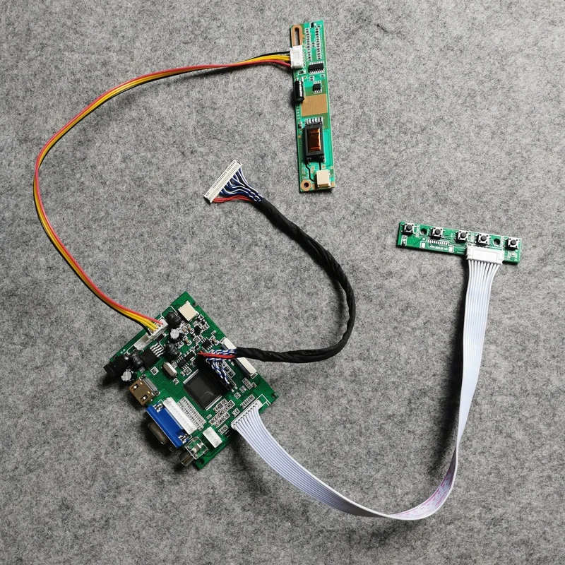 For LP154W02/LP154WE2 Monitor Panel 30-Pin LVDS DIY Kit 1-CCFL VGA+AV 1680*1050 Display Controller Drive Board LCD Screen
For LP154W02/LP154WE2 Monitor Panel 30-Pin LVDS DIY Kit 1-CCFL VGA+AV 1680*1050 Display Controller Drive Board LCD Screen