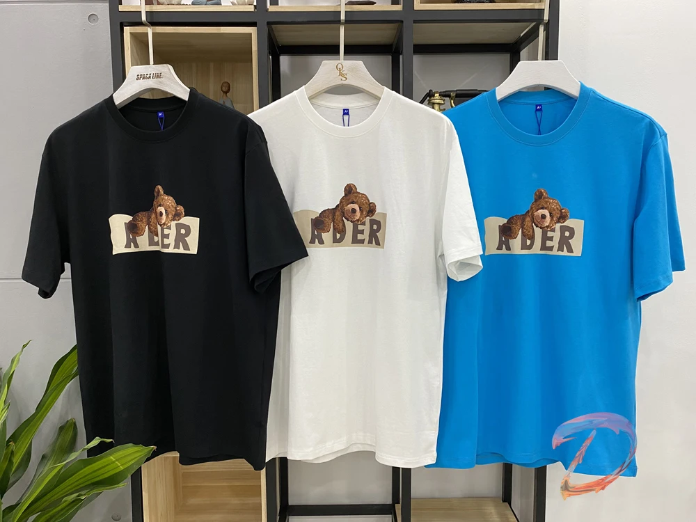 Summer ADER ERROR Bear Print T-shirts Men Women High Quality Round Neck Loose T Shirt ADER ERROR Fashion Casual Top Tees
Summer ADER ERROR Bear Print T-shirts Men Women High Quality Round Neck Loose T Shirt ADER ERROR Fashion Casual Top Tees