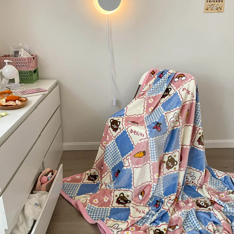 Cartoon Soft Fleece Blanket Large Throw Blanket Napping Blanket Single Double Cover Blanket Cozy Warm and Lightweight Bedding
Cartoon Soft Fleece Blanket Large Throw Blanket Napping Blanket Single Double Cover Blanket Cozy Warm and Lightweight Bedding