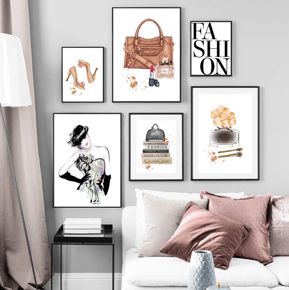 Wall Art Canvas Painting Paris Flower Bag Perfume Girl High Heel Nordic Posters And Prints Wall Pictures For Living Room Decor
Wall Art Canvas Painting Paris Flower Bag Perfume Girl High Heel Nordic Posters And Prints Wall Pictures For Living Room Decor