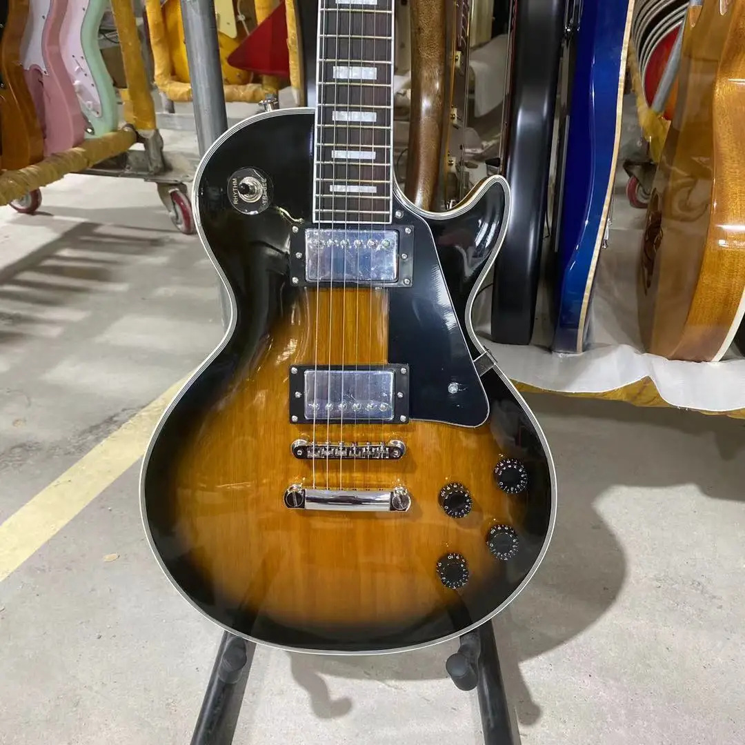 LP Electric Guitar Vintage Sunburst Color Chrome Hardware Rosewood Fingerboard Mahogany Body High Quality Free Shipping
LP Electric Guitar Vintage Sunburst Color Chrome Hardware Rosewood Fingerboard Mahogany Body High Quality Free Shipping