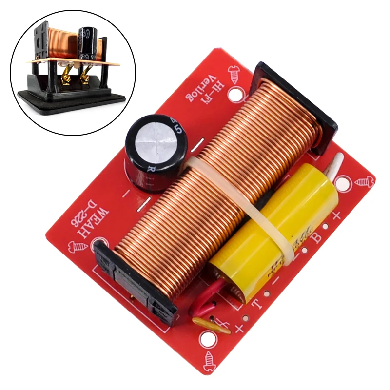 D226 100W Speaker 2 Ways Crossover Audio Treble Bass Independent Crossover Speakers Filter Frequency Divider For Car Speaker
D226 100W Speaker 2 Ways Crossover Audio Treble Bass Independent Crossover Speakers Filter Frequency Divider For Car Speaker