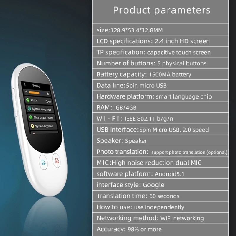 Language Translator Device Classic Language Translator Device in Real Time Voice 102 Languages Smart Translations
Language Translator Device Classic Language Translator Device in Real Time Voice 102 Languages Smart Translations
