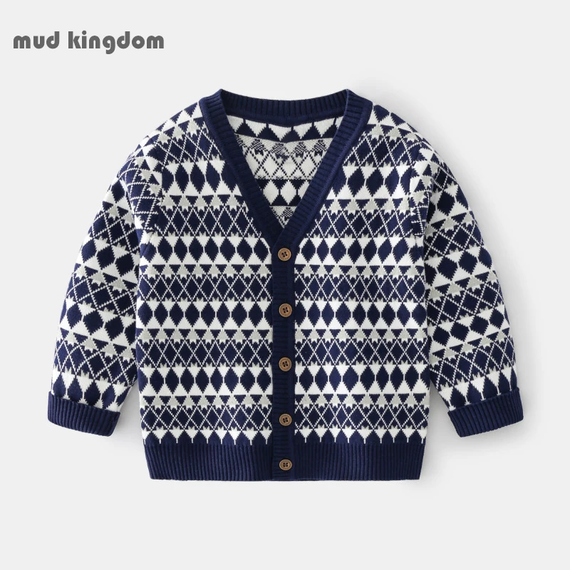 Mudkingdom Fashion Boys Cardigan V-Neck Stripe Knitted Button Jacquard Soft Casual Sweaters for Kids Clothes Spring Autumn Coats
Mudkingdom Fashion Boys Cardigan V-Neck Stripe Knitted Button Jacquard Soft Casual Sweaters for Kids Clothes Spring Autumn Coats