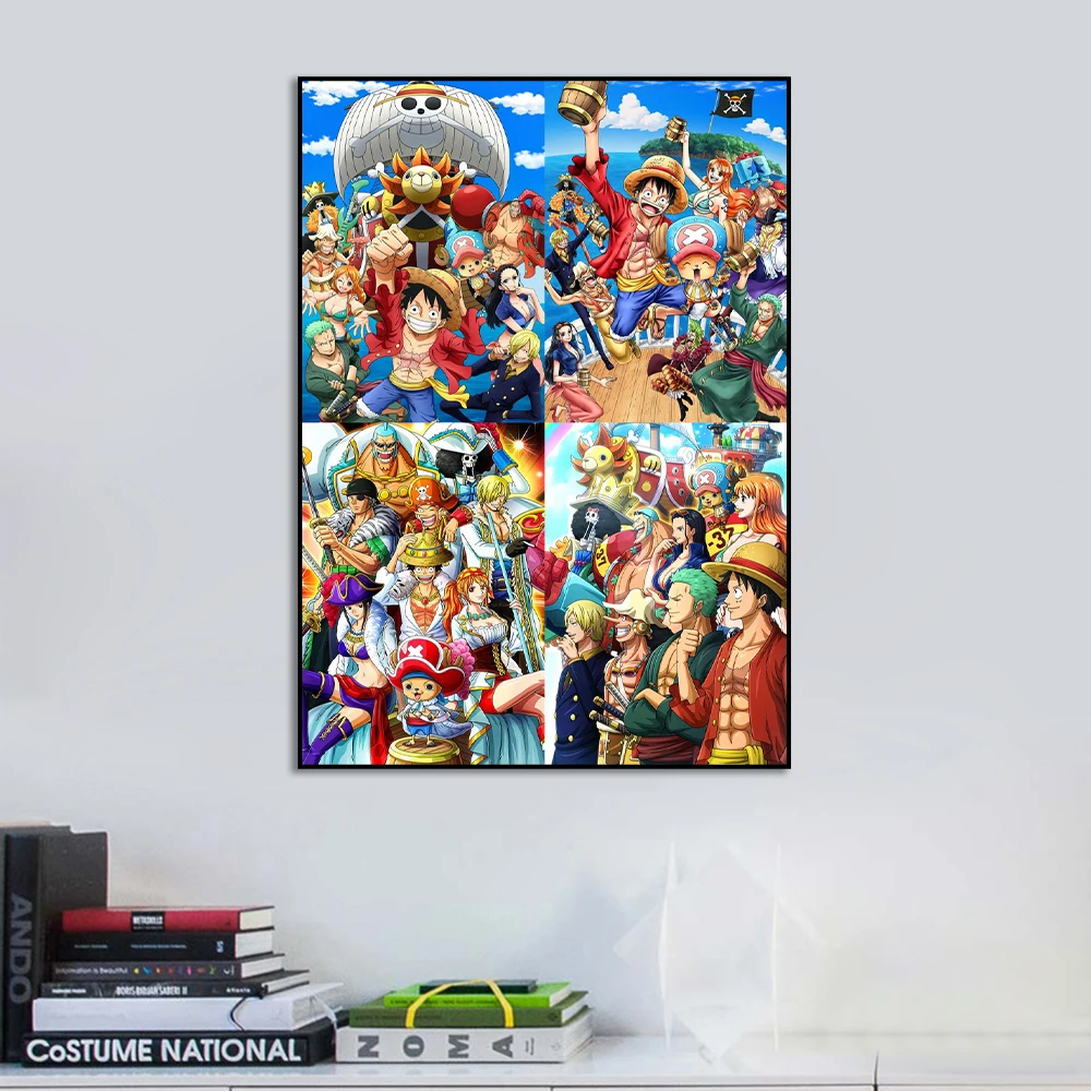 Large Wall Art Decor One Piece Luffy Anime Canvas Painting Modern Manga Straw Hat Group Poster Print Living Room Home Decoration
Large Wall Art Decor One Piece Luffy Anime Canvas Painting Modern Manga Straw Hat Group Poster Print Living Room Home Decoration
