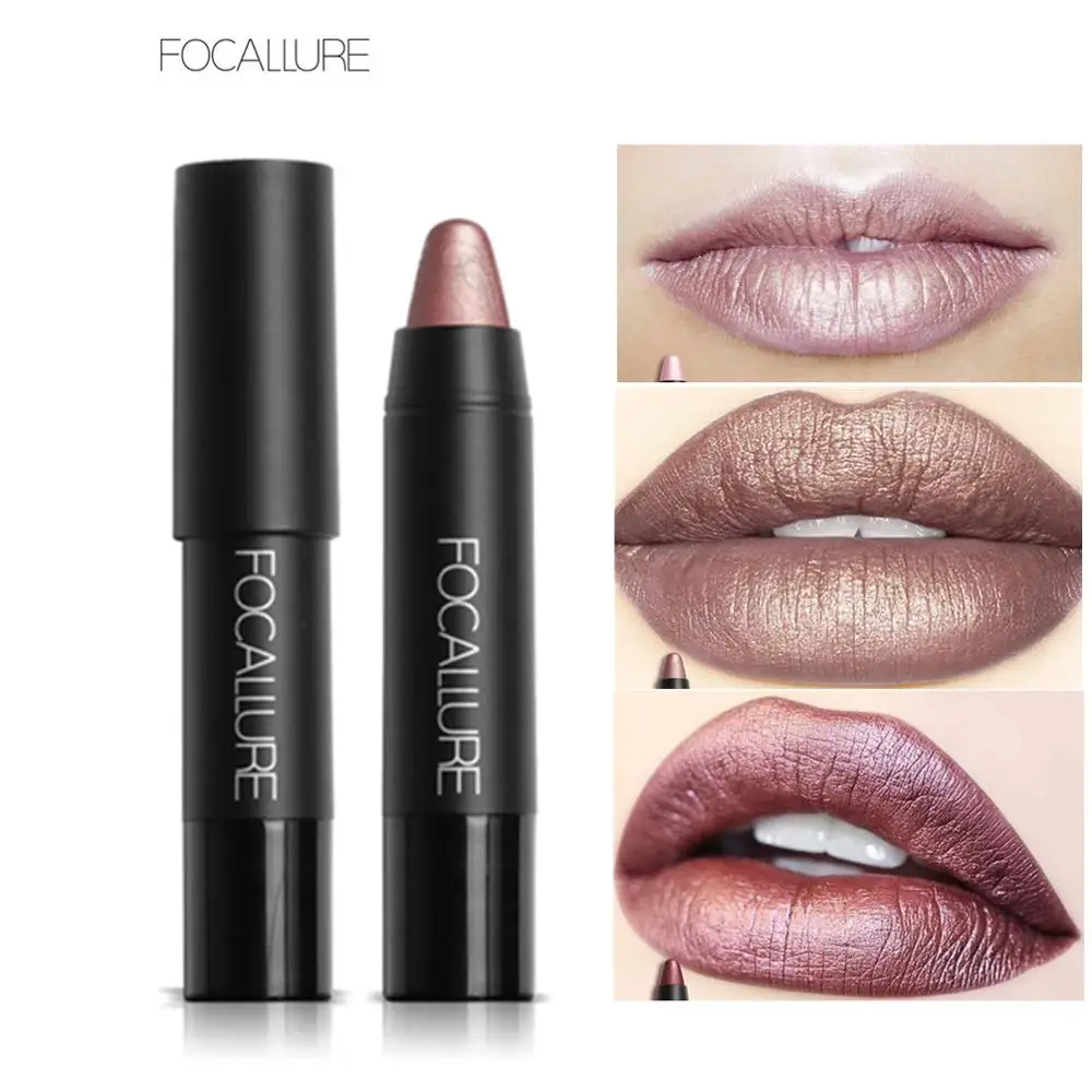 Focallure Matte Metallic Lipstick Full Coverage Makeup Glitter Lipsticks Waterproof Lip Sticks Silky Sexy Lips Cosmetics
Focallure Matte Metallic Lipstick Full Coverage Makeup Glitter Lipsticks Waterproof Lip Sticks Silky Sexy Lips Cosmetics