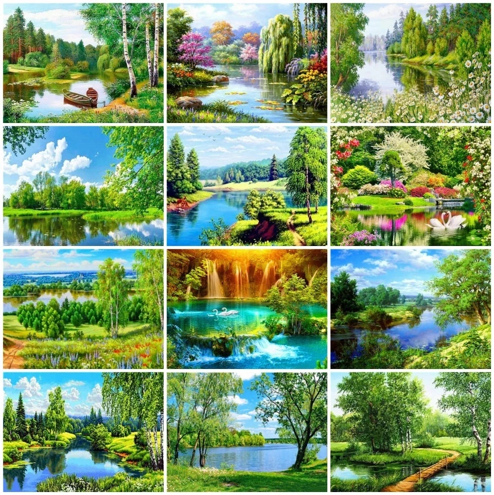 5D Diy Diamond Painting Tree Lake Picture Diamond Embroidery Landscape Cross Stitch Rhinestones Mosaic Home Decor Handmade Gift
5D Diy Diamond Painting Tree Lake Picture Diamond Embroidery Landscape Cross Stitch Rhinestones Mosaic Home Decor Handmade Gift