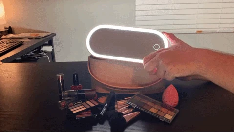 Makeup Organizer Box with LED Light Mirror Portable Travel Makeup Cosmetics Organizer Touch Light Mirror Makeup Case Dropship
Makeup Organizer Box with LED Light Mirror Portable Travel Makeup Cosmetics Organizer Touch Light Mirror Makeup Case Dropship