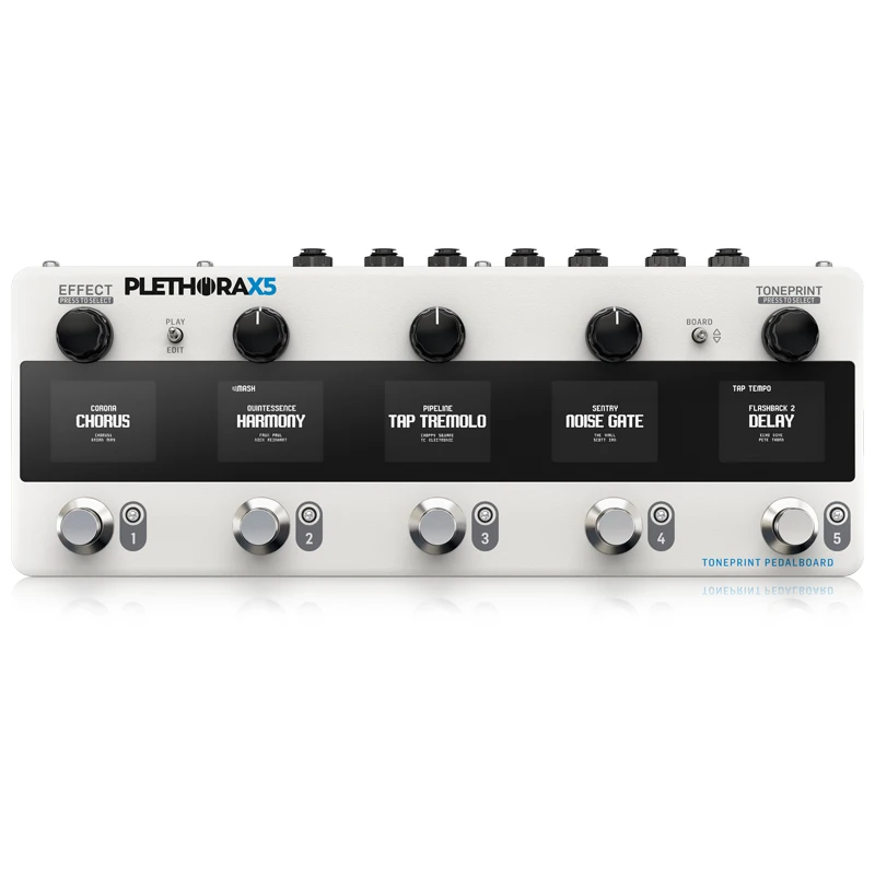 TC Electronic PLETHORA X5 реверберация задержка хор Bluetooth комплексный Педальный эффект для электрогитары
TC Electronic PLETHORA X5 реверберация задержка хор Bluetooth комплексный Педальный эффект для электрогитары