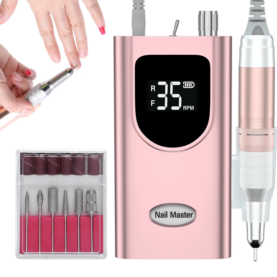 24W Rechargeable Nail Drill 35000RPM Portable Nail Drill Manicure Set File Nail Pen Machine With Battery Nail Grinding Machine
24W Rechargeable Nail Drill 35000RPM Portable Nail Drill Manicure Set File Nail Pen Machine With Battery Nail Grinding Machine