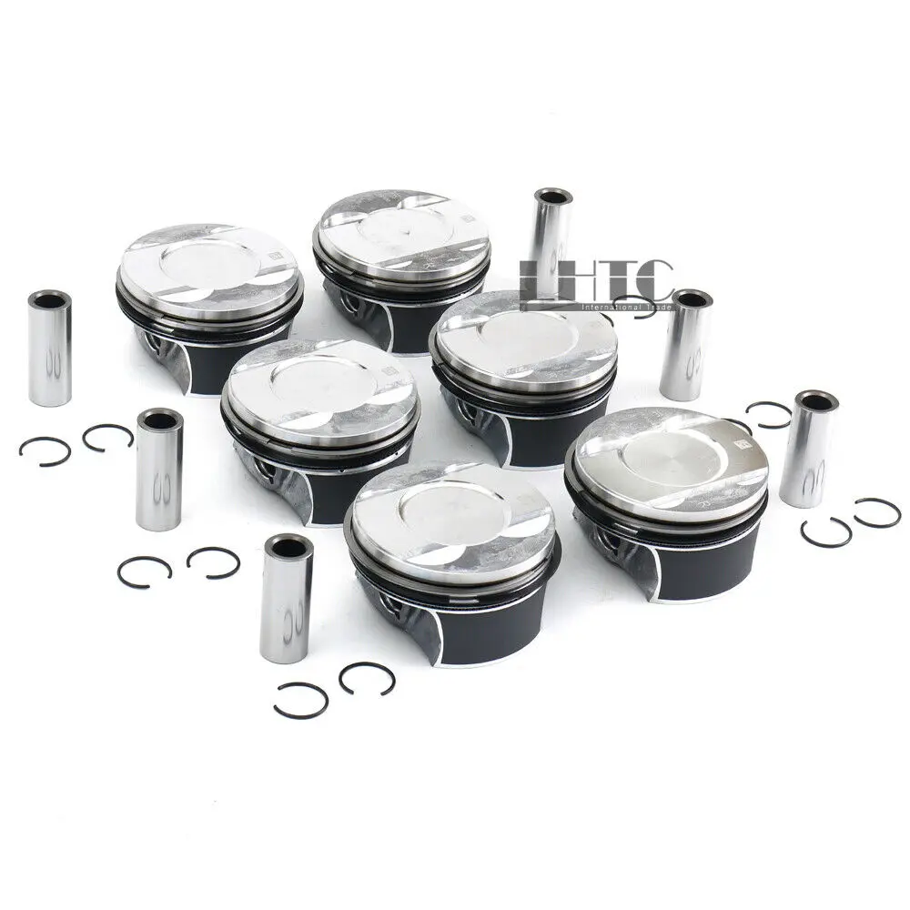 6pcs NEW 06M107065AD 06M107066AD Pistons & Rings Assembly STD For VW Porsche Audi S4 B9 S5 A6 A7 Q7 3.0 TFSI EA839
6pcs NEW 06M107065AD 06M107066AD Pistons & Rings Assembly STD For VW Porsche Audi S4 B9 S5 A6 A7 Q7 3.0 TFSI EA839