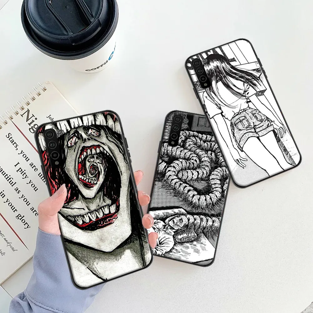 

Fujiang Junji Ito Tomie Phone Case For Huawei Honor 9X 10 10X 30 20 9 Pro Lite Funda Soft TPU Carcasa Back Cover Horror Comic