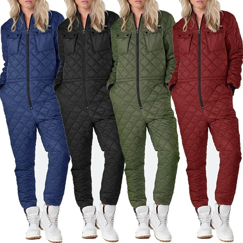 Solid Ski Jumpsuit Women Winter Warm Zipper Pocket Ski Suit Jumpsuits One Piece Outfit Ski Playsuit Snowbording Suit fashion 
Solid Ski Jumpsuit Women Winter Warm Zipper Pocket Ski Suit Jumpsuits One Piece Outfit Ski Playsuit Snowbording Suit fashion