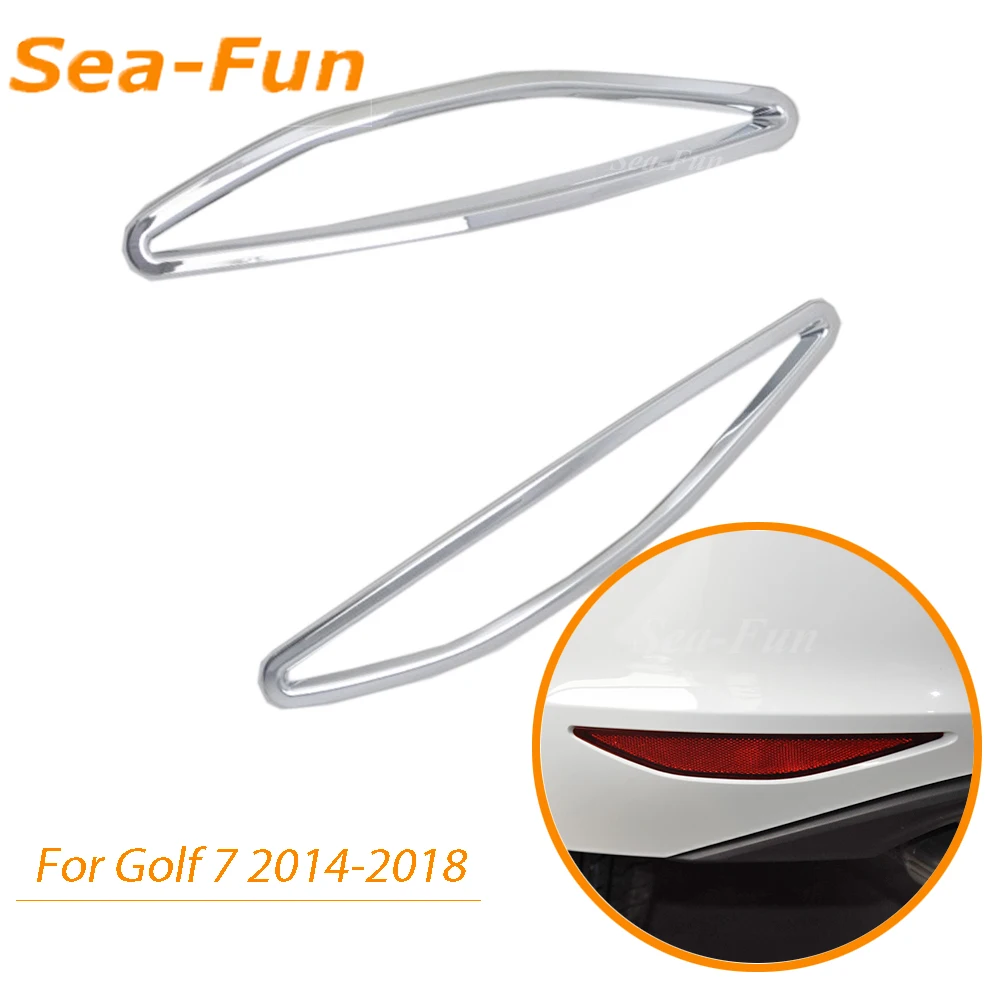 For Volkswagen Golf 7 Golf7 MK7 2014-2018 Rear Reflector Fog Light Lamp Cover Sticker Decoration Trim ABS Chromed Accessories
For Volkswagen Golf 7 Golf7 MK7 2014-2018 Rear Reflector Fog Light Lamp Cover Sticker Decoration Trim ABS Chromed Accessories