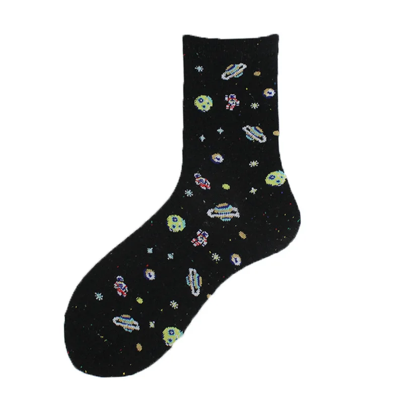 10 Pairs/lot South Korean Autumn Winter New Cotton Universe Creative Sen Women's Socks Funny Outer Space Alien Astronaut
10 Pairs/lot South Korean Autumn Winter New Cotton Universe Creative Sen Women's Socks Funny Outer Space Alien Astronaut