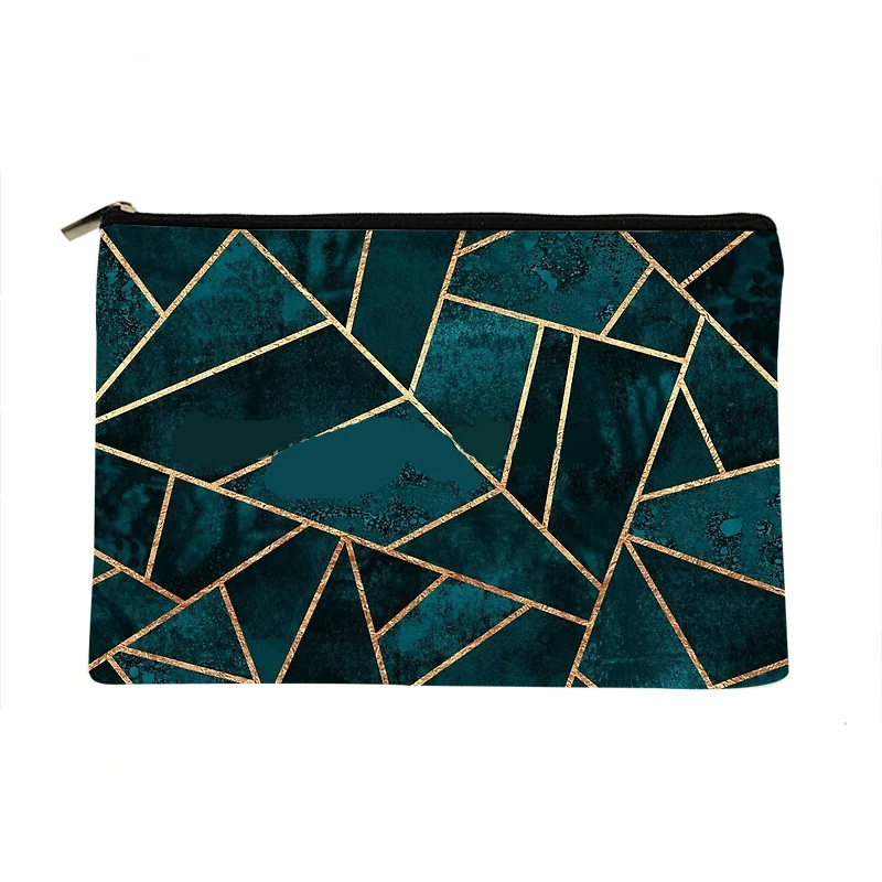 Women Deep Teal Stone Printed Make up bag Fashion Women Cosmetics Organizer Bag for Travel Colorful Storage Bag for Lady Bag
Women Deep Teal Stone Printed Make up bag Fashion Women Cosmetics Organizer Bag for Travel Colorful Storage Bag for Lady Bag