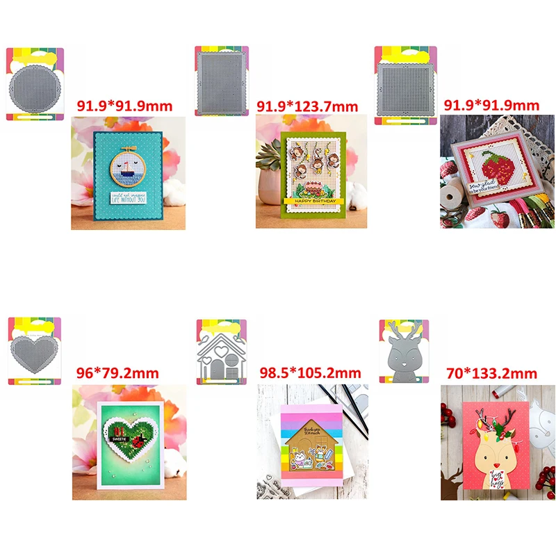 Stitched Rectangle Square Circle Heart Metal Cutting Dies Reindeer House Pattern DIY Craft Paper Scrapbooking 2020 New #9
Stitched Rectangle Square Circle Heart Metal Cutting Dies Reindeer House Pattern DIY Craft Paper Scrapbooking 2020 New #9