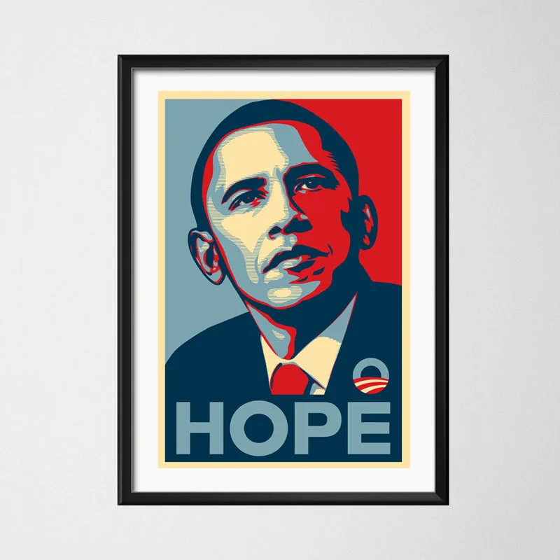 Pop Art Obama Hope Poster Wall Art Canvas Painting Print Pictures for Bedroom Living Room Modern Home Decor No Frame
Pop Art Obama Hope Poster Wall Art Canvas Painting Print Pictures for Bedroom Living Room Modern Home Decor No Frame