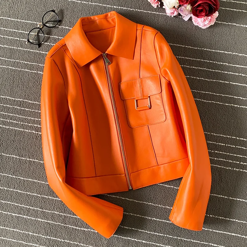 Winner Autumn High Quality Luxury Sheepskin Genuine Leather Jacket Coat Female Fashion Casual Outerwear 2 Color Plus Size
Winner Autumn High Quality Luxury Sheepskin Genuine Leather Jacket Coat Female Fashion Casual Outerwear 2 Color Plus Size