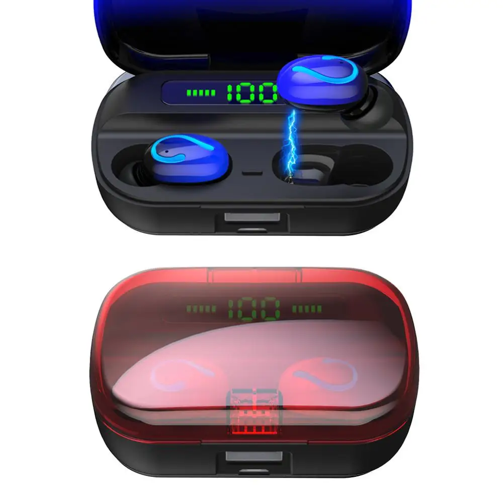 TWS In-Ear Wireless Headsets Bluetooth 5.0 Earbuds Sports Earphones LCD Display Handsfree 8D Stereo Earphones with Microphone
TWS In-Ear Wireless Headsets Bluetooth 5.0 Earbuds Sports Earphones LCD Display Handsfree 8D Stereo Earphones with Microphone