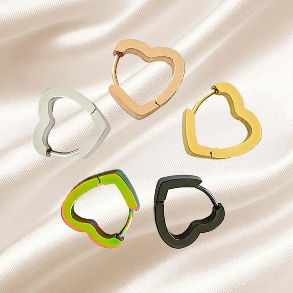 1Pc Minimalist Hollowed Stainless Steel Heart-Shaped Hoop Earrings Fashion Jewelry For Women Girls
1Pc Minimalist Hollowed Stainless Steel Heart-Shaped Hoop Earrings Fashion Jewelry For Women Girls