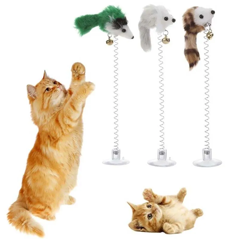 Funny Feather Cat Toys 1pcs Elastic Mock Mouse Kitten Suction Cup Pet Seat Scratch Toy
Funny Feather Cat Toys 1pcs Elastic Mock Mouse Kitten Suction Cup Pet Seat Scratch Toy