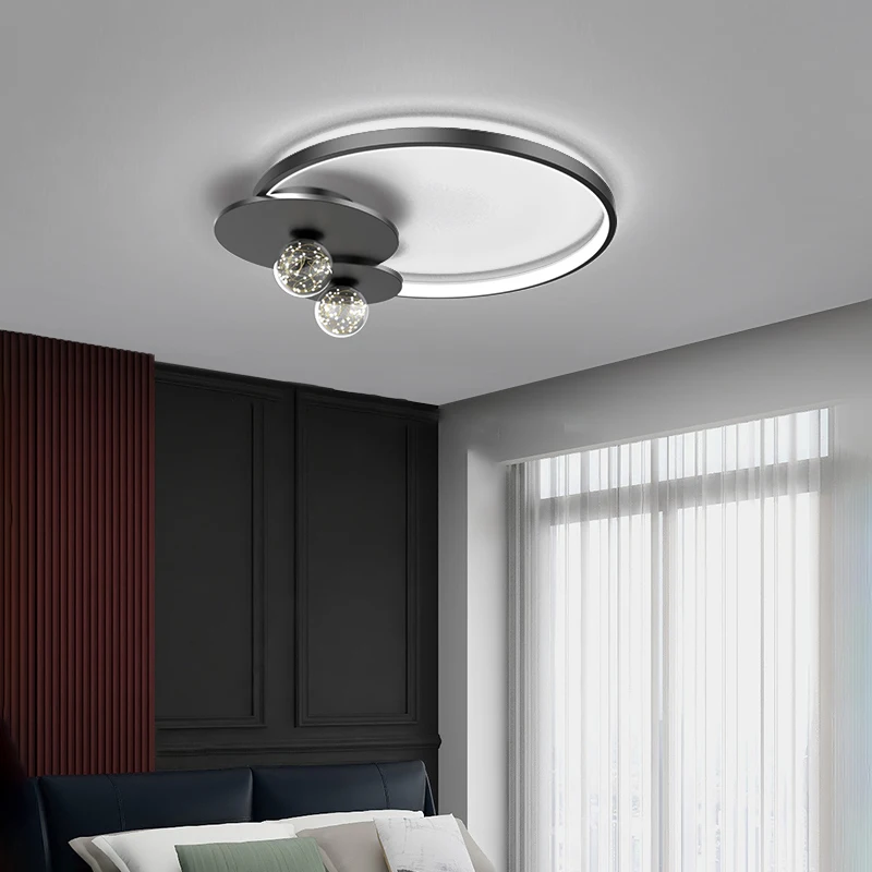 Minimalism Modern LED Ceiling Chandeliers for Bedroom Living room study balcony black home Interior LED Chandeliers Lighting
Minimalism Modern LED Ceiling Chandeliers for Bedroom Living room study balcony black home Interior LED Chandeliers Lighting