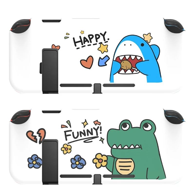 TPU Protective Cover Cartoon Crocodile Shark Prevent Scratches Protection For NS Switch Case Cover
TPU Protective Cover Cartoon Crocodile Shark Prevent Scratches Protection For NS Switch Case Cover