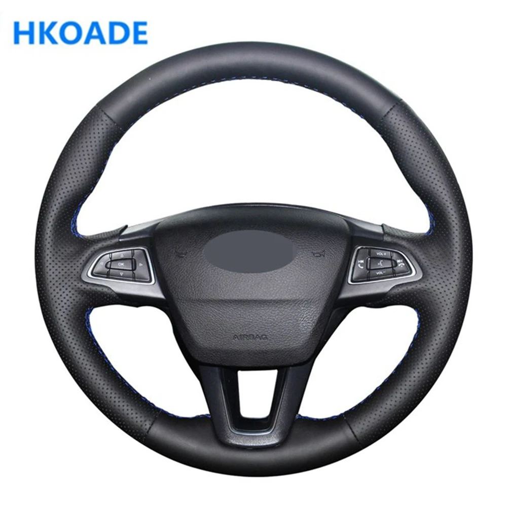 Customize DIY Genuine Leather Car Steering Wheel Cover For Ford Focus 3 2015-2018 Escape C-MAX Kuga 2016-2019 Car Interior
Customize DIY Genuine Leather Car Steering Wheel Cover For Ford Focus 3 2015-2018 Escape C-MAX Kuga 2016-2019 Car Interior