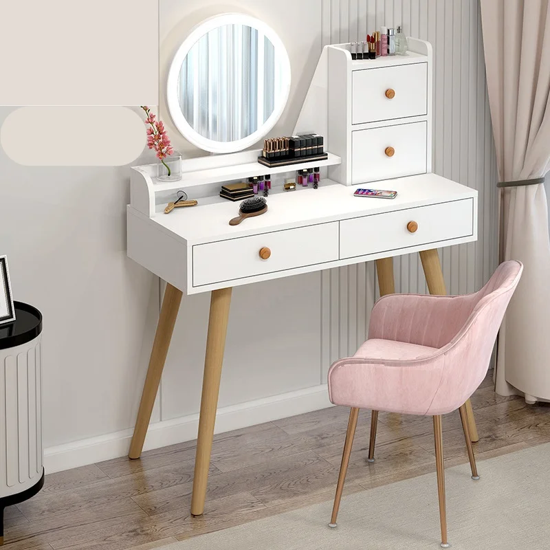 New Nordic Dressing Table Bedroom Small Apartment Net Red Ins Wind Storage Cabinet Integrated Modern Simple Simple Makeup Table 
New Nordic Dressing Table Bedroom Small Apartment Net Red Ins Wind Storage Cabinet Integrated Modern Simple Simple Makeup Table
