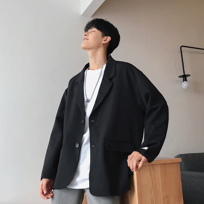 Casual Men blazer Black Khaki Jacket For Mens Loose Solid Color Suit Outerwear Stage Costumes For Singers blazers Coats YT50177
Casual Men blazer Black Khaki Jacket For Mens Loose Solid Color Suit Outerwear Stage Costumes For Singers blazers Coats YT50177